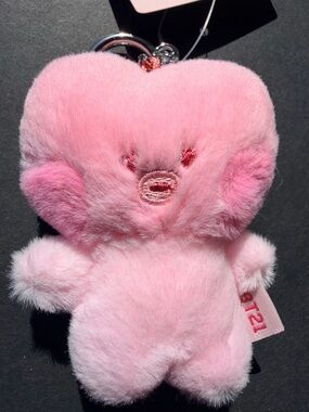 BT21 TATA pink heart edition love letter plush figure BTS V Taehyung